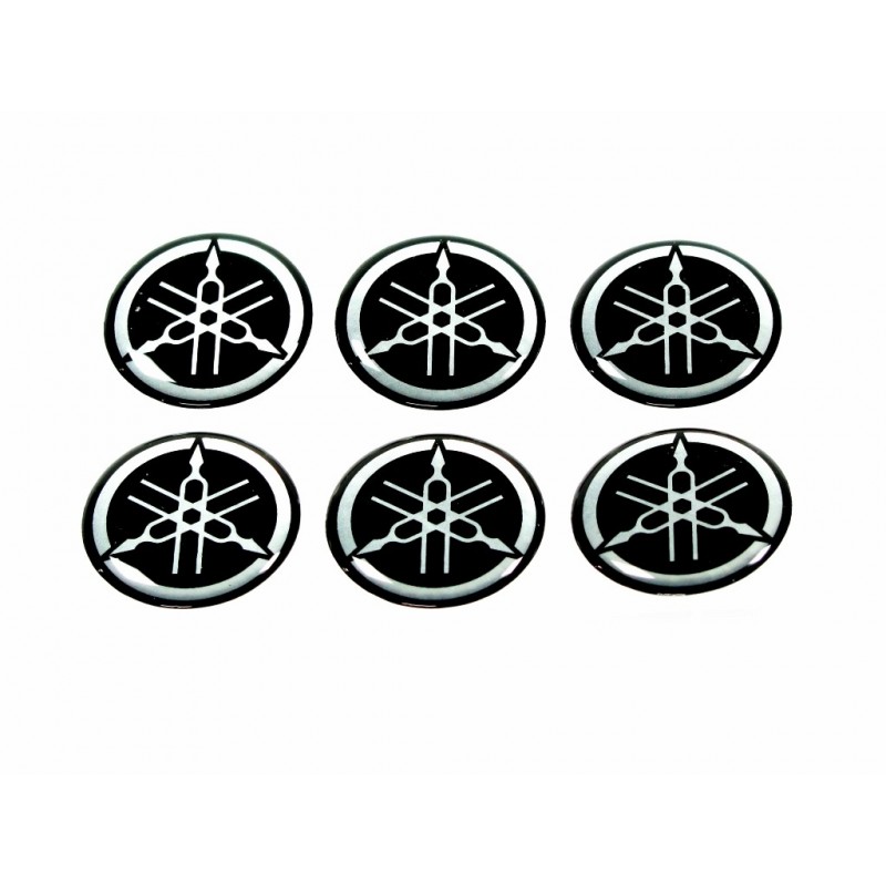 Set autocollants emblème YAMAHA (2,5cm)